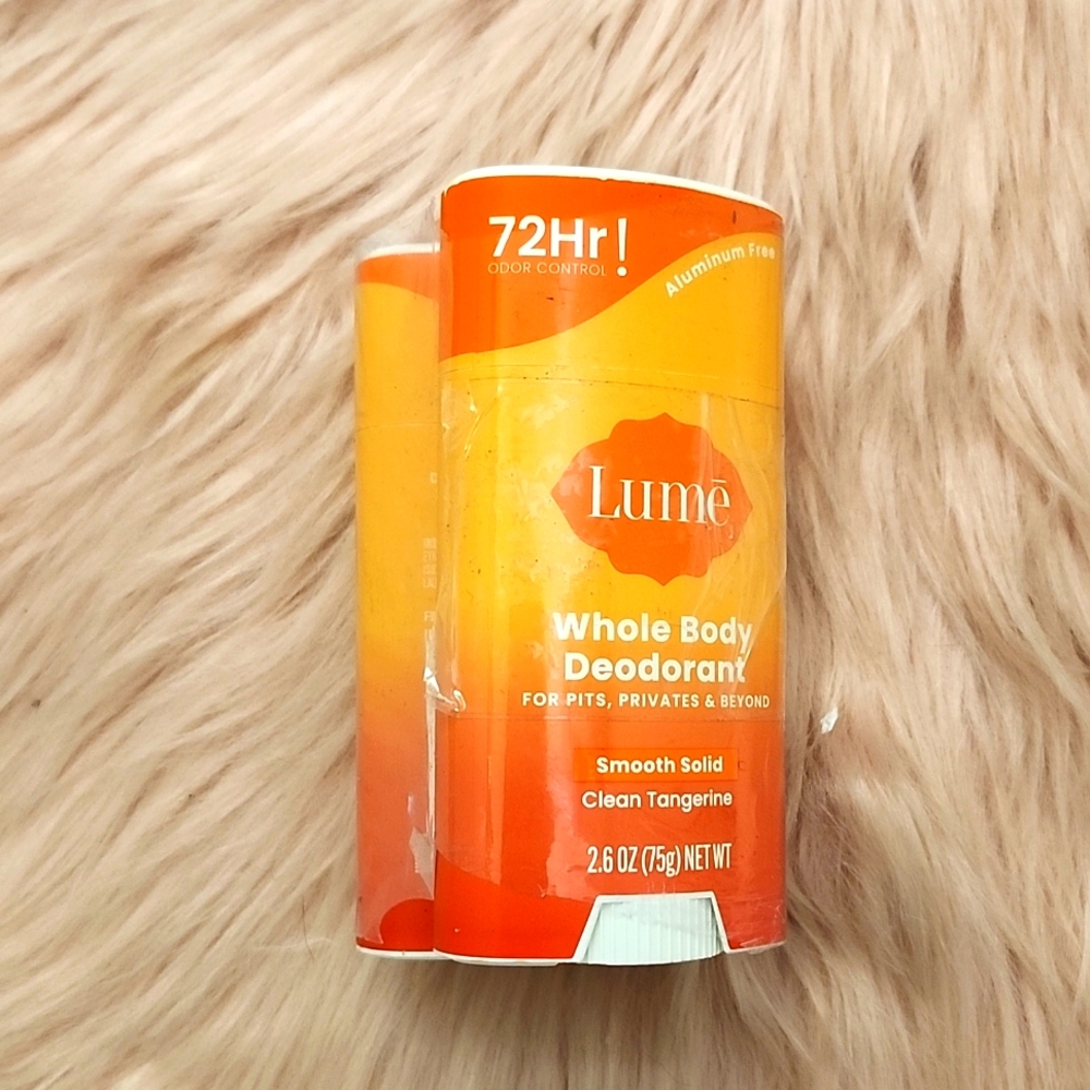 Brand New 2CT BUNDLE LUME WHOLE BODY DEODORANT